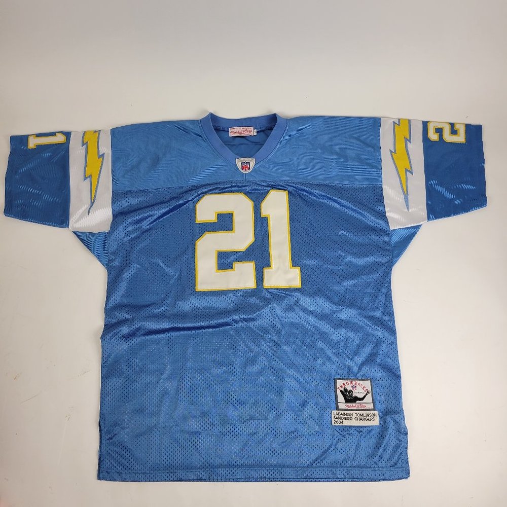 Mitchell & Ness LADAINIAN TOMLINSON #21 Chargers THROWBACK JERSEY Authentic 54